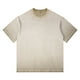 thumbnail image 4 of Playera Elvqul Caballero de Color Sólido Caqui Manga Corta Gym Algodón Cuello Redondo Casuales, 4 of 9