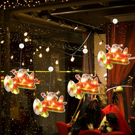 

Christmas Wall Window Glass Led Lamp Decoration Pendant