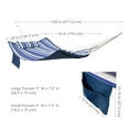 thumbnail image 4 of Sunnydaze 2-Person Quilted Polyester Curved Spreader Bar Hammock, 460 lbs - Catalina Beach, 4 of 14