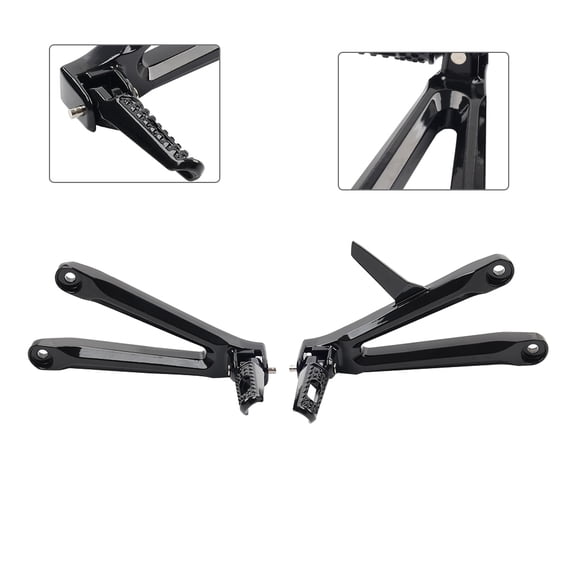 NS 1 Pc Rear Passenger Footrests Footpegs Foot Pegs Brackets Aluminum for CBR600RR 2005-2006