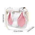 thumbnail image 3 of Yusimy Easter Rabbit Backpack Ornament Gift Backpack for Small Item Storage Outdoor Backpack Easter Festival Decoration, 3 of 6