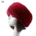 thumbnail image 2 of OPOLSKI Women Hat Solid Color Faux Fur Headwear Brimless Empty Top Hat for Skiing, 2 of 8