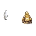 thumbnail image 1 of Figura De Resina Coleccionable De Buda Pingüino, Adorno Decorativo Feng Shui, Estatua Sonriente Para Inauguración De La Casa, Aniversario, Mesa, Dormitorio, Oficina., 1 of 8