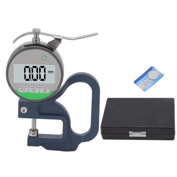 Dial Thickness Gauge 012.7mm High Accuracy IP54 Waterproof Dustproof Electronic Micrometer Thickness Meter 3V