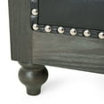 thumbnail image 4 of Noble House Glencoe Faux Leather Club Chair, Midnight Black, 4 of 7