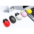 thumbnail image 5 of Rechargeable Wireless Mouse Mini Portable Mobile Mouse 1200DPI Silent 3 Buttons Optical Mouse with Nano Receiver Home Office Cordless Mice for PC Laptop Computer, 5 of 5