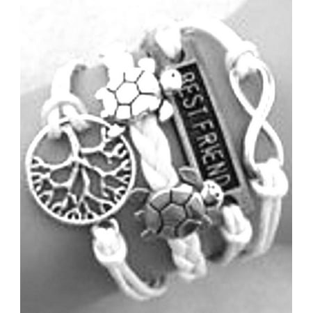 Tree of Life Bracelet Multi-layer Charm Infinity Love Best Friend (Infinity Tattoo Designs For Best Friends)