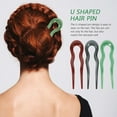thumbnail image 3 of Eease 3pcs U-Shaped French Hair Forks for Women and Girls, 3 of 5
