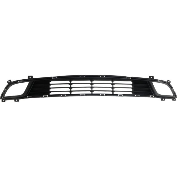 Bumper Grille Compatible With 2017-2018 Kia Forte Front Textured Dark Gray