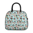 thumbnail image 2 of Lunch Bag Lunch Box for Women Reusable Insulated Lunch Bags,Water-Resistant Sushi Print Cooler Lunch Tote Bag, Large Capacity for Work Travel Picnic, 2 of 6