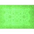 thumbnail image 1 of Ahgly Company Indoor Rectangle Oriental Green Traditional Area Rugs, 2' x 5', 1 of 4