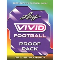 NFL Leaf 2025 Vivid Football Proof Trading Card Pack [One 1/1 Proof]