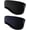 T-Black+Dark Blue, variant on 1/2/3Pcs Fleece Ear Warmers for Men Women Kids - Winter Headband Ear Muffs Ear Covers for Cold Weather Running Cycling Ski