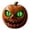 Green, variant on LOWLHOME Spooky Pumpkin Figurine with Cat-Eye Accents, Halloween Resin Jack Lantern Decor, Strange and Interesting Halloween Gifts