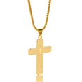 thumbnail image 1 of Collar De Cadena De Cruz De La Biblia Cristiana De Acero Inoxidable Colgante Grande Joyería De Oración Religiosa Para Hombres, 1 of 4