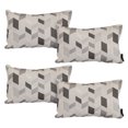 thumbnail image 1 of Cojin riñonera Decorativa Rectangular Set de 4 Magic Plata, 1 of 4