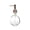 Estate Copper, variant on Full Moon Clear Glass Soap Dispenser with Estate Copper Pump