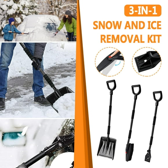 Boovnll Home Storage, 3-In-1 Snow Removal Kit Multifunctional Portable Detachable Snow Removal Tool, Storage, Storage and Organization, Organization and Storage
