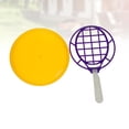thumbnail image 3 of Children Outdoor Blowing Bubble Blower Jumbo Giant Bubble Set Creative Large Bubble Ring Toys Bubble Maker Toys Bubble Wand (Tennis Racket Shape Big Bubble Tool Random Color), 3 of 9