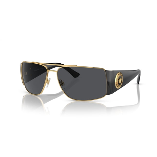 Versace VE 2163 - 1002/87 - Gold/Grey by Versace for Men - 63-15-135 mm Sunglasses Versace Versace