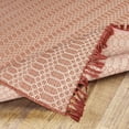 thumbnail image 4 of Better Homes & Gardens Woven Geo 5’x7’ Outdoor Rug - Polypropylene/Polyester - Terra Cotta, 4 of 9
