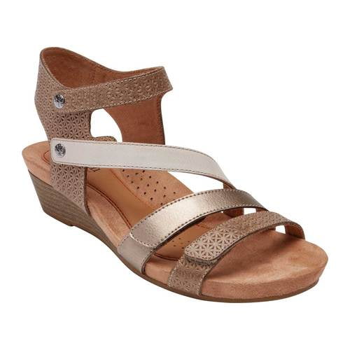 rockport cobb hill hollywood 2 piece cuff sandal
