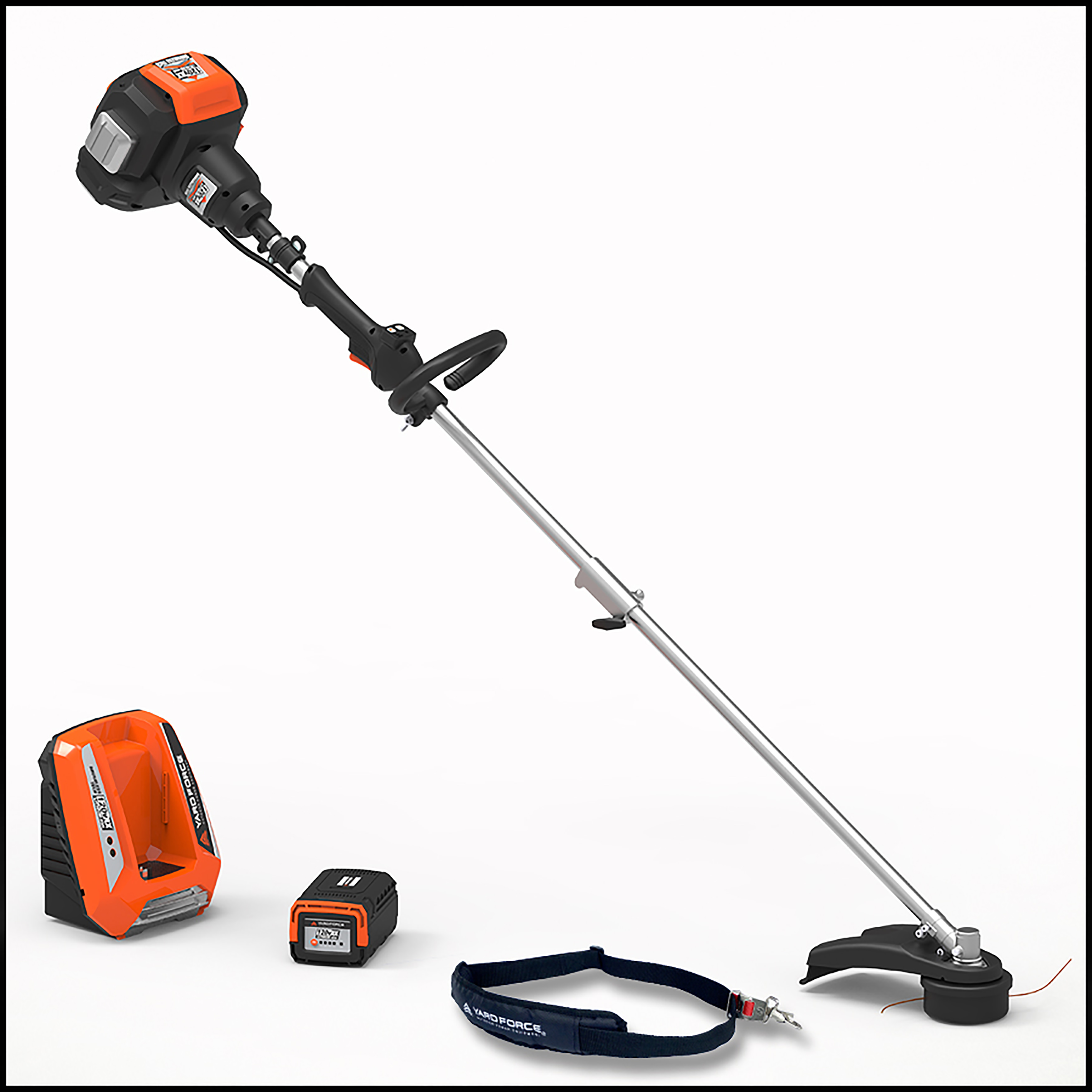 Yard Force 120vRX LithiumIon 18” Line Trimmer with PushButton Speed