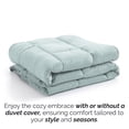 thumbnail image 5 of Southshore Fine Living, Inc. Vilano Springs All-Season Twin Down Alternative Comforter, Sky Blue, 5 of 9