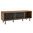 thumbnail image 2 of Modway Kurtis MDF Particleboard TV and Record Stand for TVs up to 65" in Walnut, 2 of 10