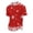 08#Complexion, variant on Christmas Themed Print Polo Shirt for Men, Trendy Short Sleeve Button Down Top, Lightweight Breathable Casual Holiday Streetwear Top Pink M