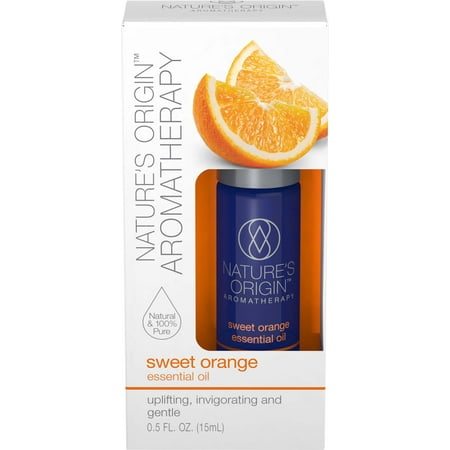 (2 pack) (2 Pack) Nature Origin Aromatherapy Sweet Orange Essential Oil, 15 ml
