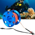 thumbnail image 4 of Stainless Steel Scuba Diving Compact Finger Spool Reel Fluorescent Orange Line Underwater Snorkeling Accessory, 4 of 7