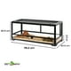 thumbnail image 2 of REPTI ZOO Terrario de Vidrio para Reptiles, Extra Grande Doble Puerta Frontal, 70 Lt 76cm X 30cm X 30cm, 5mm, Acua Terrario de Cristal, Reptile Enclosure Knock-Down, Terrario Reptiles REPTI ZOO Terrario Knock down RK, 2 of 9