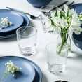 thumbnail image 5 of Stone Lain Rio 32-Piece Dinnerware Set Stoneware, Includes Glassware, Service for 8, Blue, 5 of 6