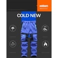 thumbnail image 2 of AAMILIFE Boy's Fleece Hiking Pants Waterproof Patchwork Softshell Warm Windbreaker Snow Pants Insulated Trousers, 2 of 3