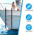 thumbnail image 4 of Boat Rope Ladder, EEEkit 3 Step Marine Boarding Ladder with Hooks, Portable Dock Rope Ladder for Boat, Kayak, Yacht, 4 of 7