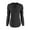 Black, variant on Women's Long Sleeve V Neck T Shirt Casual Pullover Shirts Puff Sleeve Tunic Fall Tops Loose Blouse (S, Apricot)