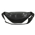 thumbnail image 3 of Fanny Packs Waist Pack Bag with Zipper Pockets Adjustable Belt PU Leather for Men Women Fashion Travel Pouch, 3 of 16