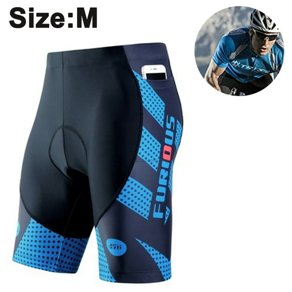 Men's Cycling Shorts 3D Padded with Bicycle Riding Tights Quick-Dry Half Pants
