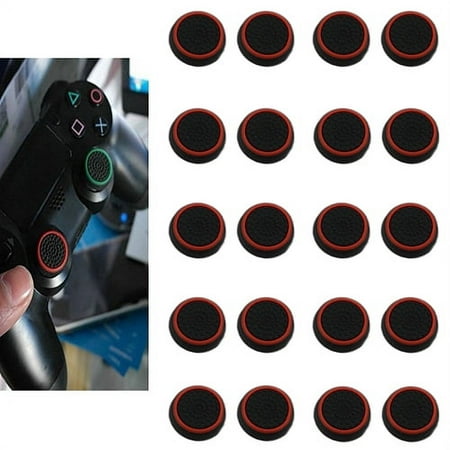 Limei 20Pieces Analog Stick Joystick Controller Performance Thumb Grips Compatible with PS5, PS4, Xbox One, Xbox Series X/S Controller Joystick Grips