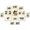 Gold, variant on 15 Pack Picture Frames Collage Wall Decor for Wall  or Tabletop, Gallery Wall Frame Set for Family, Multi Sizes Photo Frames Collage Including 3 count 8x10, 6 count 5x7, 6 count 4x6,