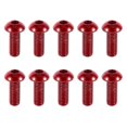 thumbnail image 3 of Red Aluminum Metric Hex Socket Cap Screw Bolt M3 6-10mm (10pcs), 3 of 3