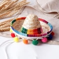 thumbnail image 4 of Crazy Night Mini Sombrero Top Hat Headband Tiny Straw Hat Small Sombreros for Dog Cat,Mexican Fiesta Birthday Party Supplies Table Decoration, 4 of 7