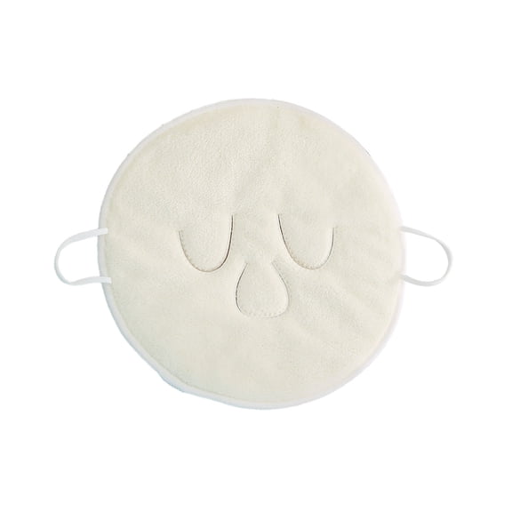 Facial Heat Towel Coral Reusable Hot Cold Compress for Face Beauty Skin Care Women Men