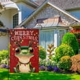 thumbnail image 5 of Christmas Frog Garden Flag 12x18 Inch Double Sided Winter Holiday Outdoor Yard Decorative Flag, 5 of 6