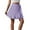 Purple, variant on EDFBUYKRS Female Skirts Mini Skirts for Women High Waisted Lace up Skirt European and Style High Waist Pure Color Skirt