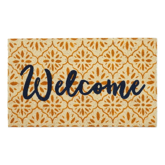 DII Natural Coir Doormat Outdoor Welcome Mat, 17x29", Tile