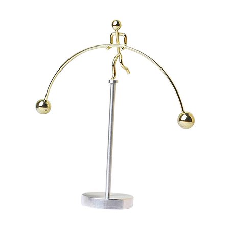 1 Piece Pendulum Cradle Balance Home Decor Ball Tumbler Desk Science Physics Toy