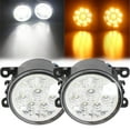 thumbnail image 4 of For MITSUBISHI L200 K74 2005 Onwards Outlander DRL 2x LED FRONT FOG LIGHT LAMPS`, 4 of 9