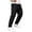Black, variant on Yungyresw Mens Cargo Pants Relaxed Fit Solid Straight Leg Athletic Pants Multi Pockets Comfy Casual Trousers Fall Winter Outfits Deep Green L